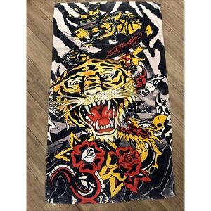 Ed Hardy Christian Audigier tiger beach towel 38x66